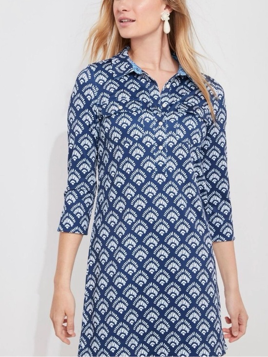 Vineyard Vines Other - Perfect Vineyard Vines Sankaty Margo Blue Women’s Collared Shirt Dress Size XS